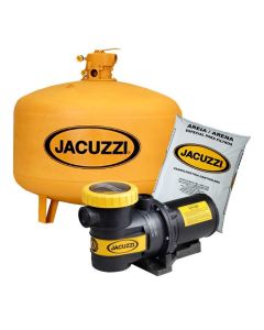 FILTRO JACUZZI 372SR13 C/ BOMBA 25,0 CV TRIF + PRE FILTRO + AREIA